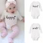 Conyson Wholesale 2022 Summer Infant Unisex Personalized Short Sleeve Bodysuits Custom Print Logo Toddler Baby Solid Romper