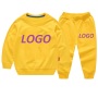 Hot sale Custom Made Outdoor Wholesale toddler jogger sets cotton long sleeve Baby Clothes Kids Tracksuits Sweatsuit Sets