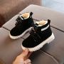 Conyson hot sale winter Outdoor waterproof walking Soft bottom Non-slip baby kid boy girl clothing snow Martin boots shoes
