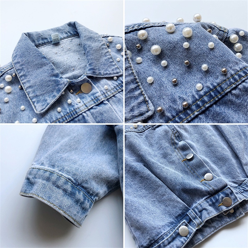 2021 New Kid Girl Denim Blue Jacket Toddler Girls Fashion Winter Outdoor Denim Top Jacket