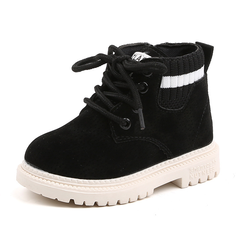 Conyson hot sale winter Outdoor waterproof walking Soft bottom Non-slip baby kid boy girl clothing snow Martin boots shoes