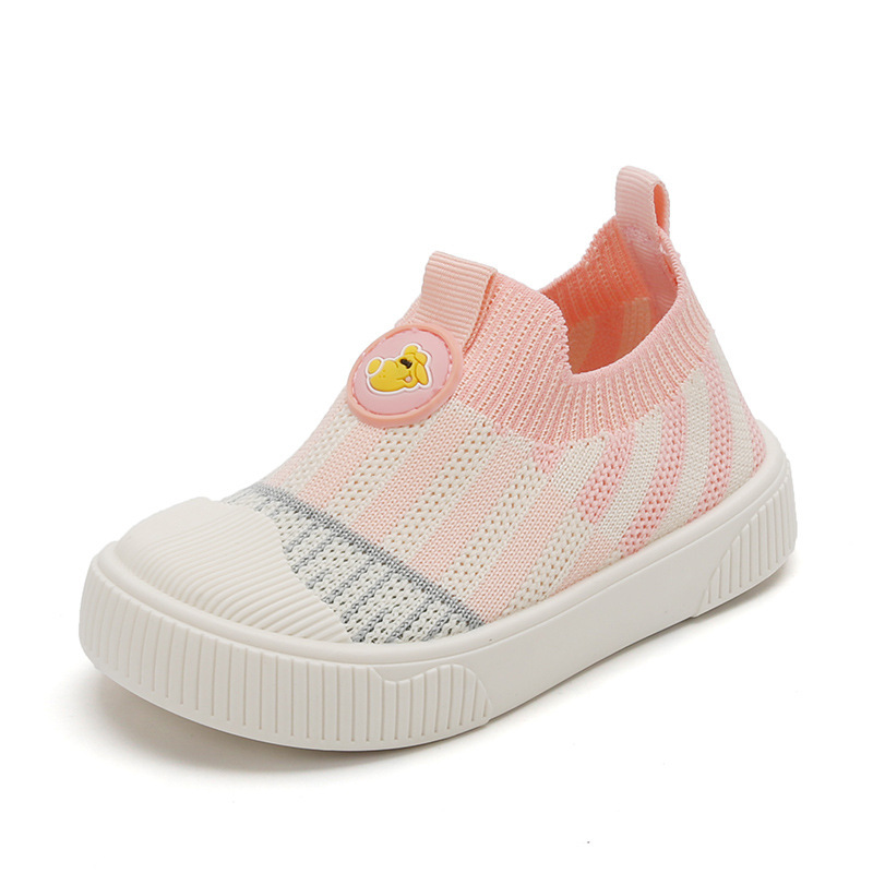 Conyson Low MOQ Stock Lots Spring Summer Cute Cartoon Animals Infant Color New Born Baby Pre Walker Non Slip Shoe Unisex Socks