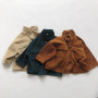 Children Turn Down Collar Boys Corduroy Coat Kid Outwear Long Sleeve Jacket