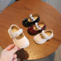 Conyson hot sale infant kids korean fashion designer toddler child shoes summer spring Newborn baby girl Leather princess shoes
