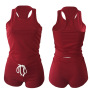 Conyson hot sale summer Custom logo Made Outdoor women's short Clothes sport suit clothing two-piece adult tank top shorts Sets