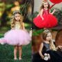 Conyson Wholesale High Quality Children Clothing Puffy Princess Skirt Sequins Baby Flower Dresses Baby Mesh Tutu party dress