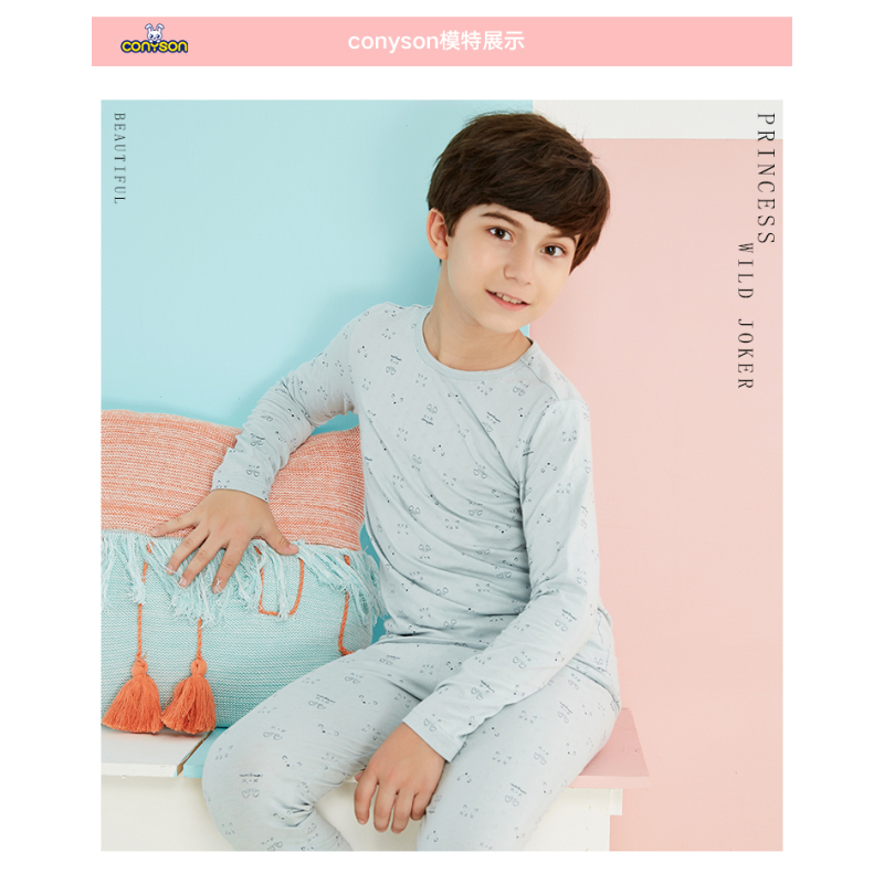 Custom Cartoon Cotton Boys Pijamas Bamboo Pajamas For Kids Organic Sleepwear Kids Pajamas Set