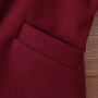 Comyson Wholesale Warm Wear Solid Midi Children's Girl Jacket Korean Elegant Kids Girls Long Sleeve Dust Coat