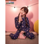 Conyson Wholesale Hot Selling Cotton OEM Service Terno Kids Warm Sleepwear 2 Pcs Girl Cartoon Pajamas Sets