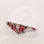 Explosive Casual Hooded Long-sleeved Top Girls' Summer Floral 3 Piece Childrens Tracksuit Set