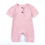 Hot Sale Summer One Piece Baby Clothes New Born Boy Girl High Quality Stretch Home Wear Kids Rompers Pajamas Babies