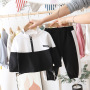 Conyson Fashion Autumn Baby Cotton Jacket Pants 2Pcs/Sets Boys Casual Costume Infant Clothing Kids Tracksuits
