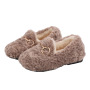 Conyson Baby Winter Slippers Children Boys Girls Cute Cartoon Rabbit Slipper Kids Indoor Fur Warm Shoes Child Home Floor Shoes