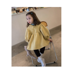 Conyson wholesale korean fashion boutique designers toddler Baby kids Girl cotton clothes Long Sleeve fall Winter dress clothing