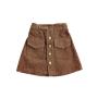Wholesale girls baby A-line Corduroy short Knee-Length skirt Hip Wrap versatile kids skirt