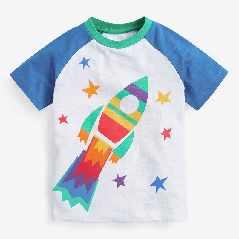 Conyson Summer Casual Cotton Cartoon Printing Clothing Top+Shorts T-shirts Sets 1-7Y Kids Boy Short Sleeve Outfits Suits