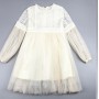 Hot Sale Latest Design Princess Long Sleeve Baby Girl Summer Flower Girl Frock Dress For Kids Girls