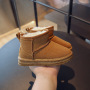 Conyson wholesale rts infant kids korean fashion designer toddler child solid velvet shoes winter Newborn baby girl Martin boots