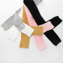 Wholesale Full Length Solid Color Plain Dyed Children Pantyhose Kids Tights Baby Soft Cotton Girls Leggings