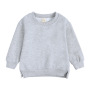 Conyson Wholesale Private Label Sweat Casual Custom Unisex Cotton Long Sleeve High Quality Sport T-shirt Solid Color Kids Shirt