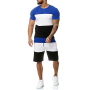 Summer Sport Fitness Homewear Men's Shorts Sleeve T-Shirt + Pant 2 Pieces Pant Sets Daily Clothing Male Suits for Men Tracksuit