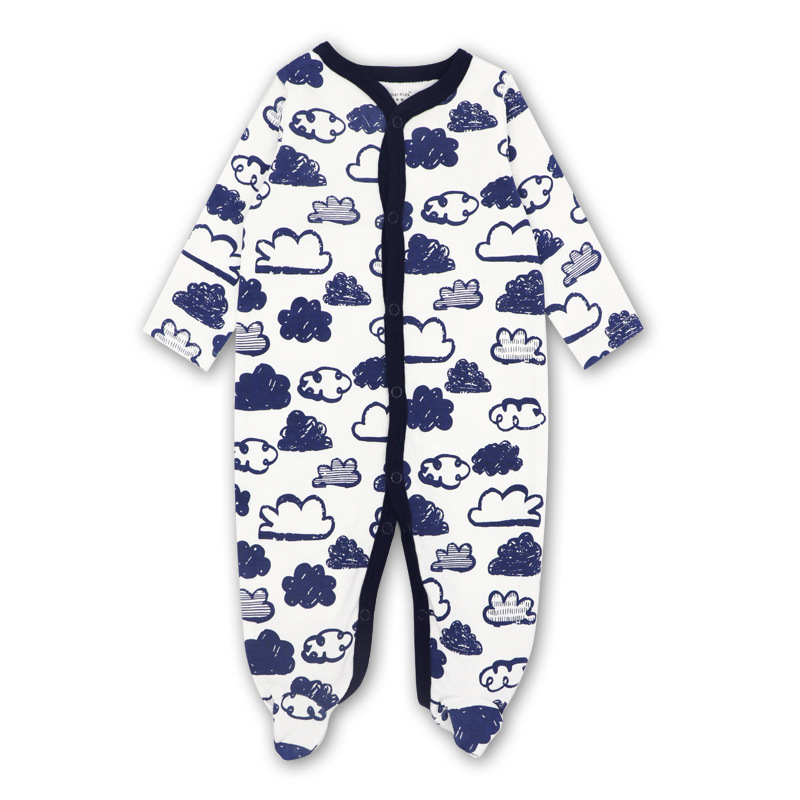 High Quality Custom Korean Knit Animal Baby Bodysuit Spring Bamboo Organic Cotton Baby Romper