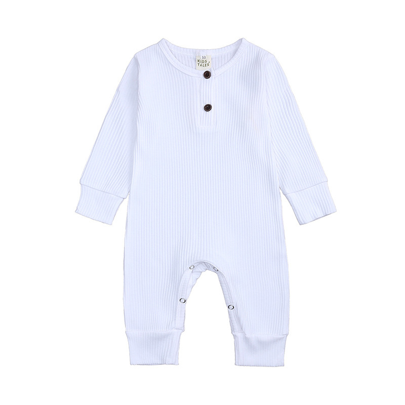 Hot sale 2021autumn organic cotton Unisex long sleeve kids children sleeping night suits kids newborn romper baby clothes
