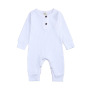 Hot sale 2021autumn organic cotton Unisex long sleeve kids children sleeping night suits kids newborn romper baby clothes