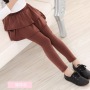 Conyson Wholesales Autumn Winter Baby Girl Leggings Stripe Cotton Solid Colors Matching Lovely Pantyhose Infant pants