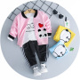 Manufacturer Discount Long Sleeve Hot Selling Casual Sweater  Boy Toddler Applique Outfit Children's Suit