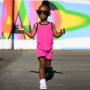 Conyson Kids Summer Vest Sleeveless 1-7 Years Unisex Cute Kids Designer Blank Tracksuit Clothing Set 2023 Girls 2 Pieces Sets
