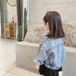 Blue Beaded Denim Jacket