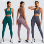 Conyson Wholesale Custom Clothing Ladies Gym Fitness Sports Workout Casual Clothes Suit Seamless Women Active Wear Yoga Set