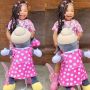 Conyson Baby Girls Cute Butterfly Print Suit Short Biker Leopard Print Summer Clothing Set Outfits For Kids Designer Clothes