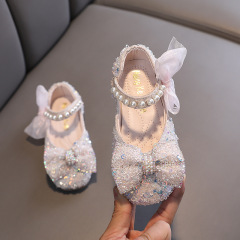 Conyson New Arrival Korean Summer Spring Soft Ballerina Student Bow Knot Baby Dress Princess Thin Shoes Charms Girl Kids Shoes