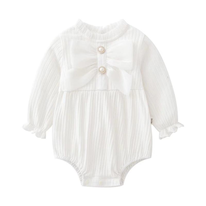 Conyson Infant Baby Girls Clothes Shorts Sleeve Bow Outdoor Clothing Cut Prince Baby Girl Romper