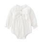 Conyson Infant Baby Girls Clothes Shorts Sleeve Bow Outdoor Clothing Cut Prince Baby Girl Romper