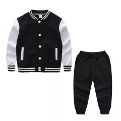 Custom Logo Wholesale Kids Blank Jogging Suits Jacket And Sweatpants Kids Boy Fall Clothing Tracksuits Sweatsuit Sets