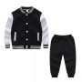 Custom Logo Wholesale Kids Blank Jogging Suits Jacket And Sweatpants Kids Boy Fall Clothing Tracksuits Sweatsuit Sets