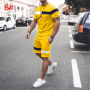 hot sale designers Custom logo Made Outdoor men's fashion jogger Clothes suit clothing summer two-piece adult t-shirts short Set