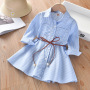 Conyson New Newborn Baby Clothes Girl Dress Summer Kids Clothing Cotton Rainbow Striped Halter Sleeveless Princess Vest Dresses
