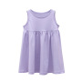 High Quality Kids Sleeveless Dress 100% Cotton Summer Girls Dress Girl Clothes Dress
