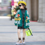 Conyson wholesale rts korea kids fashion children sweater clothes embroidery letter Girl Long Sleeve Autumn Winter clothing Coat
