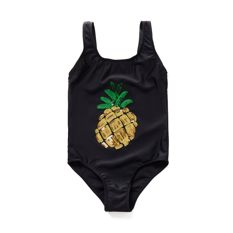 Sports Swimwear Girl Bikini Piece Kids New Design One Piece Bathing Suit Backless Swimwear Baby Girl Swimming Suit