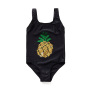 Sports Swimwear Girl Bikini Piece Kids New Design One Piece Bathing Suit Backless Swimwear Baby Girl Swimming Suit