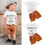 Conyson Summer Toddler Boys Polo Shirt+Shorts Sets Cotton Short Sleeves Stripe T Shirt Casual Baby Boy 2 pcs Suit Outfits