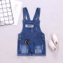 Conyson Summer Fashion Infants Girls Clothing Boy Print Pants Casual Cartoon Cloth Jeans Baby Denim Short Overalls trousers