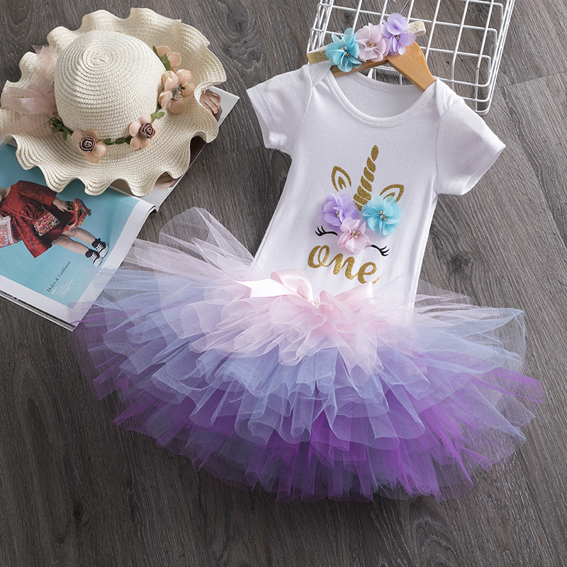 Cute Elegant Baby Girl Clothes Birthday Clothing Pink Party Baby Skirt Outfits Toddler Kids Baby Girl Clothes