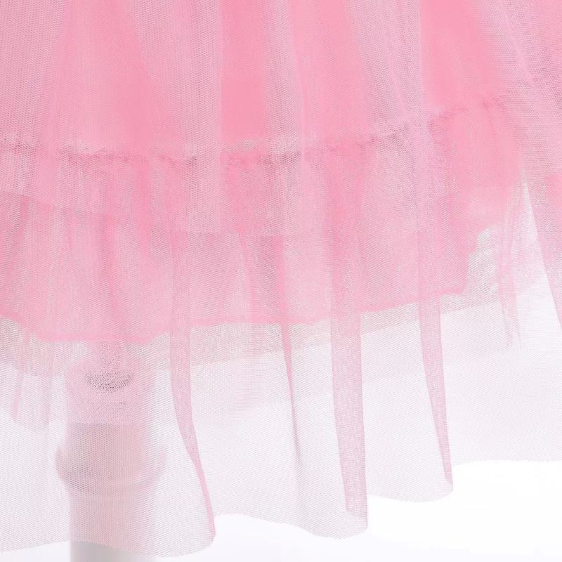 Conyson Kids Tutu Dress Easter Mesh Litter Girls Clothing Sleeveless Bow Sequin Formal Children Girl Evening Dresses