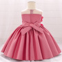 CONYSON rts hot sale korean boutique fashion toddler baby kids big girls birthday clothing princess flower night party dresses